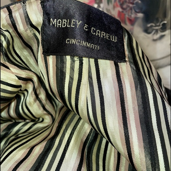 MABLEY & CAREW🪞sz 2 4 vintage Paul Parnes coat like new chic buttons! Pockets! - Picture 13 of 16